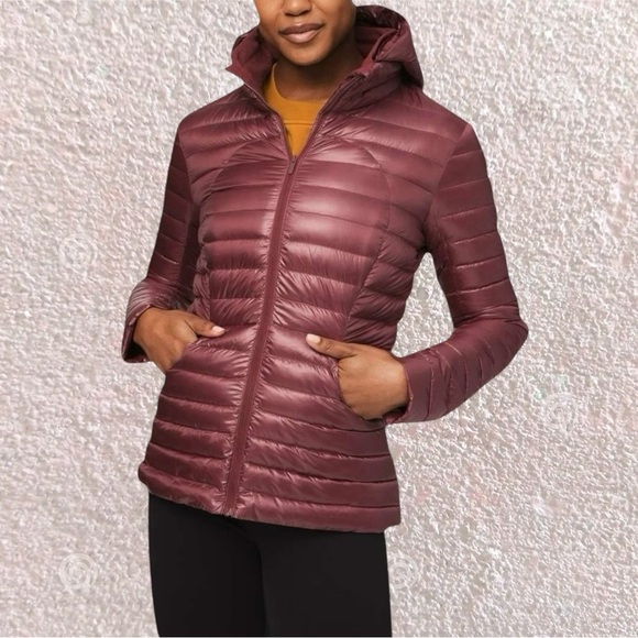 Lululemon Pack It Down Jacket *Shine 700-Fill Goose Down - Chianti | Like New! - Picture 2 of 15